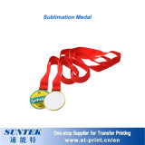 Metal Ornaments Sublimation Blank Gold Medal