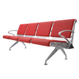 3 Seater Passenger Terminal Chair with PU Cushion Padding for Waiting Area