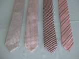 Pink Colour Fashion Micri 100% Polyester Neckties