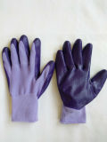 13G Polyester Shell Nitrile Coated Safety Work Gloves (N6018)