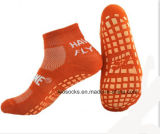 Customized Cotton Anti Slip Trampoline Sports Jumping Socks