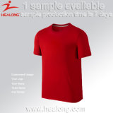 Healong Wholesale Blank Design with Different Logo Cotton T Shirt