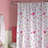 100% Bright Color Polyester Shower Curtain