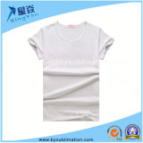 White Modal T-Shirt with Round Neck