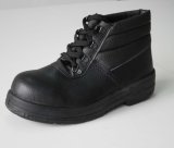 Middle Cut Standard En20345 with Stock Black Safety Shoes