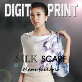 Digital Printing 2016 New Arrivals Silk Scarf (X1091)