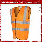 Wholesale Custom Made Orange Reflective Safety Work Vest (ELTHVVI-3)