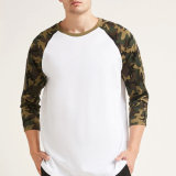 New Design Long Sleeve T Shirt Men 100% Cotton