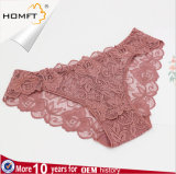 Plus Sizes Hollowed-out Thin Mesh Lace Ladies Sexy Girls Transparent Underwear
