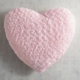 Blush PV Fleece Heart Cushion Sft01cu104