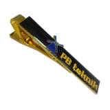 Customized Gold Plated Soft Enamel Tie Clip with Epoxy