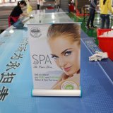 High Quality Cheap Price Aluminum Table Top Roll up a 3 A4 Hand Roll up Banner