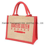 Wholesale Custom Printed Large Eco Friendly Resusable Jute Grocery Bags