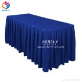 Cheap Stacking Dining Wedding Hotel Classy Polyester Banquet Table Skirt