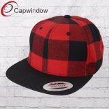 100% Cotton Flaid Flexfit Plain Snapback Cap/Hat 