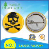 Unique Personalized Plastic Badge with a Skeleton Pattern for Wholesale