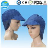 Disposable Food Industry Nonwoven Worker Peaked Cap