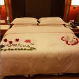100% Cotton Hotel Linen Bedding Set for 5star Hotel