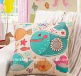 New Design Fashionable Printed Polyester & Cotton Cushion
