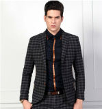 Men's 100% Wool Small Check Suits