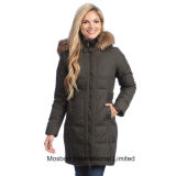 Women's Long Down-Filled Hooded Coat