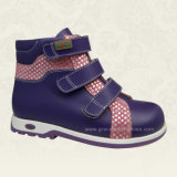 Shiny Purple Style Children Stability Boots Kids Orthopedic Shoes