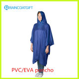 Adult Hooded PVC EVA Rain Ponchos Rvc-084