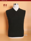 Men's Yak Wool/Cashmere V Neck Pullover Long Sleeve Sweater/Clothing/Garment/Knitwear