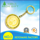 Accepted Custom Metal Keychain with Gold Keyring for Wholesale