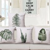 Cotton Linen Printed Sofa Pillow Case Without Stuffing for Office (35C0027)