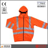 Hot Selling Working Orange Color Hi Vis Sweat Jacket