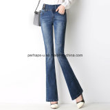 High Quality Charming Women Bell Bottom Long Jeans Ladies Pants