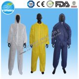 Hot Sale Disposable Workman's Coverall, Protective Oil Resistant Coverall