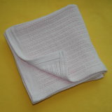 Soft 100% Ring Spun Cotton Cellular Baby Blanket