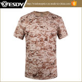 Tactical Camouflage Sport Army Round Collar Casual T-Shirts for Hunting