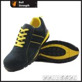 Suede Leather Safety Shoe with EVA & Rubber Outsole (SN1620)