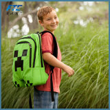 Minecraft Multifunction Green Backpack Mochilas School Bag Canvas Zip