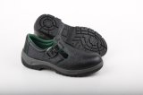 Geniune Leather Sandal Safety Shoes with Steel Toe and Steel Midsole