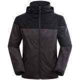 Men's Lightweight Color Combination Packable Sport Outdoor Hooded Jacket