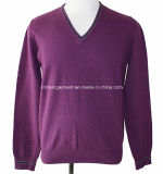 100% Cotton Cable Knitting Long Sleeve Men Clothing (KH10-239)