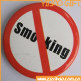 No Smoking Logo Tin Button for Advertising (YB-BT-08)