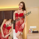 L Size Lace Sexy Nightwear Transparent Babydoll Lingerie for Women