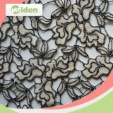 Fashion Accessories Design Cotton and Poly Black Chemical Lace Fabric