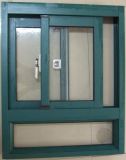 Powder Coated Green Color Thermal Break Aluminum Profile Sliding Window for Residential House