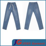 Leisure Style Women Sport Belt Jeans Relaxed Fit Jeans (JC1211)