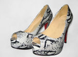 New Collection 8cm High Heel Ladies Peep Sandals (Hcy02-061-2)