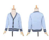 Wholesale V-Neck Cable Knitted Boys Kids School Cardigan Uniform