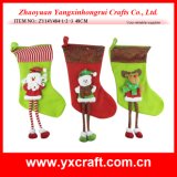 Christmas Decoration (ZY14Y484-1-2 -3) Christmas New Sock Product