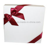 Double Face Red Satin Ribbon Bow for Box Packaging