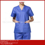 High Quality Customized Scrub Suit Hospital Nurse Uniform Medical Scrubs (H107)